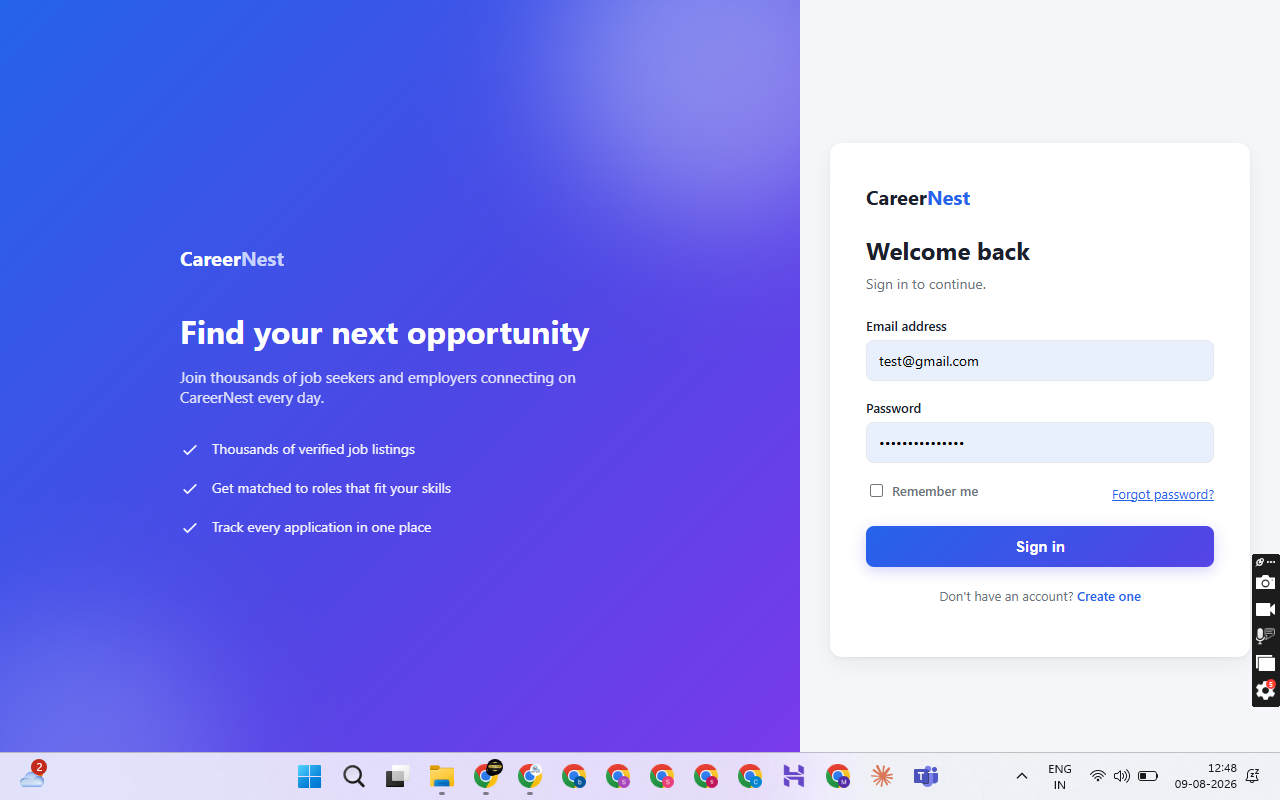 CareerNest - Job Portal & Recruitment Platform — screenshot 1